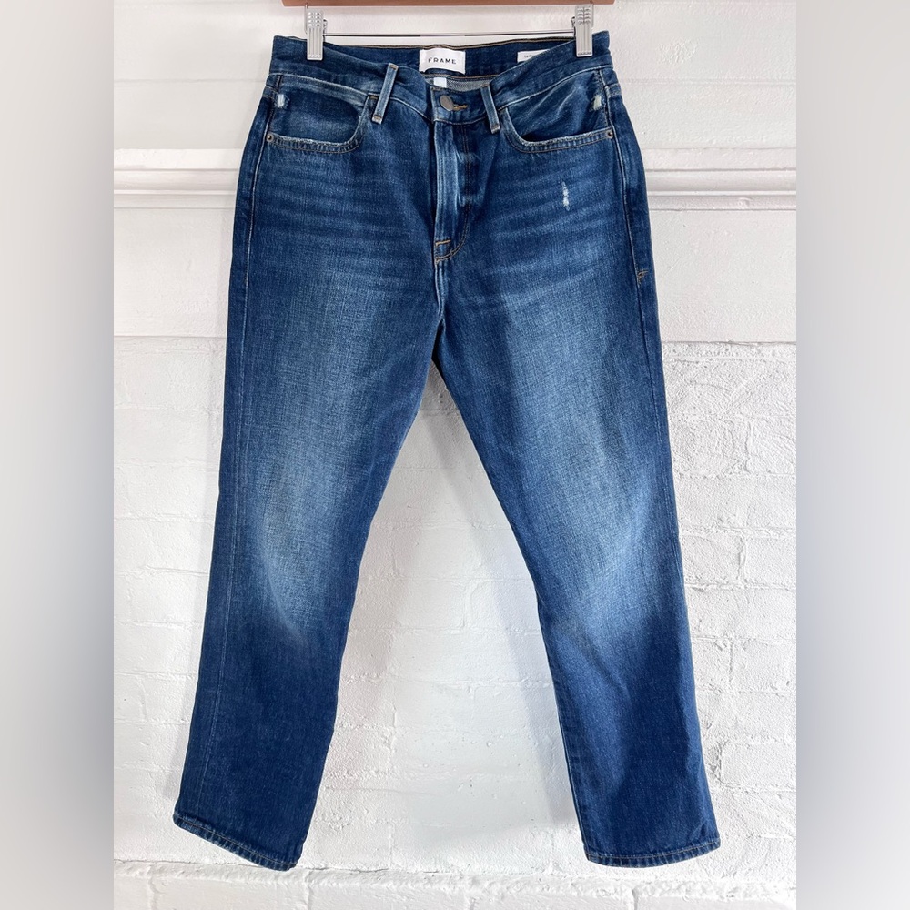 Fame Womens Le Pixie Hollywood Jeans  Calhoun Wash Straight Leg Size 26 Denim